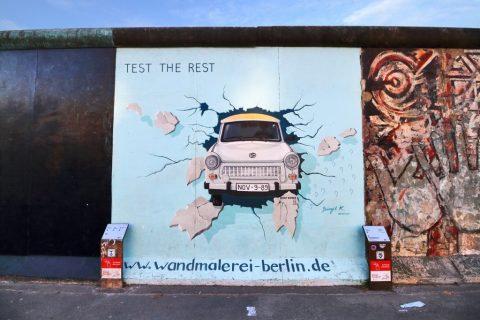 Test The Rest - Trabant, East Side Gallery, Berlin Wall – Berlin, Germany