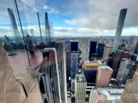 Windy afternoon at Top of the Rock