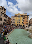 Lost in Rome at Trevi Fountain