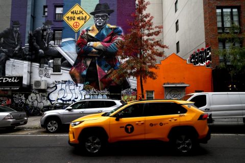 Run-DMC mural by Kobra – New York, United States
