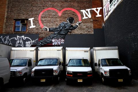 Nick Walker - Love Vandal, I love New York mural – New York, United States