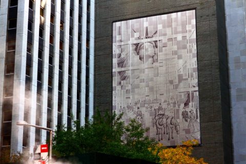 Julie Harvey - Liberty mural – New York, United States