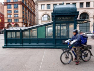 Astor Place entrance kiosk