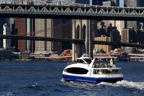NYC Ferry - River Printer, East River, New York – New York, United States