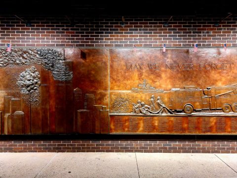 FDNY Ten House, 9/11 Memorial Wall – New York, United States