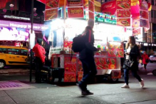 NYC Hot dog cart