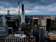 Billionaires' Row, Central Park from Rockefeller Center