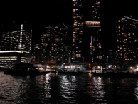 East 34th Street Ferry Landing at night