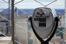 Binocular at Empire State Building's observation deck