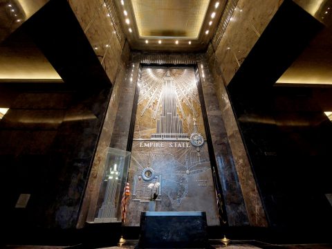 The Empire State Building's Art Deco Lobby – New York, United States