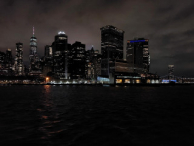 Downtown Manhattan by night