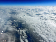 Above the clouds -  North Atlantic Ocean