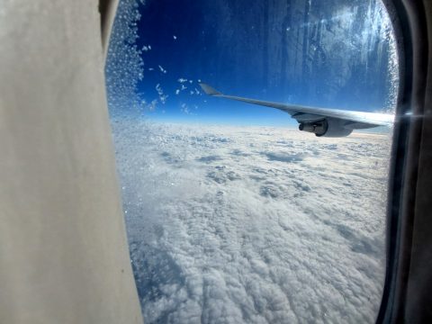Boeing 747-400 window view – Newfoundland and Labrador, Canada