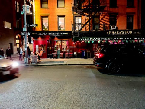 Mughlai, O'Hara's - Greenwich st at night – New York, United States