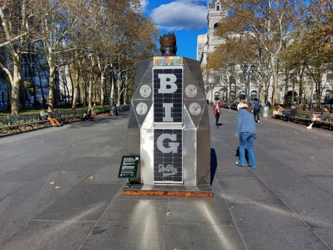 Notorious B.I.G. statue, Brooklyn – New York, United States