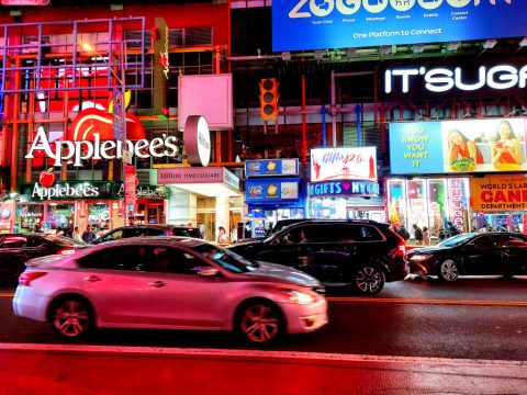 Times Square, Applebee's Grill + Bar, 42nd street – New York, United States