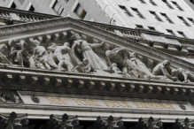 Facade of New York Stock Exchange (NYSE)