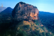 Aerial view of Sigiriya Rock, Dambulla 1979