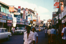  A crowded street in Colombo in 1979