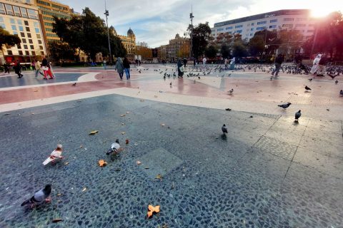 Plaça de Catalunya – Barcelona, Spain