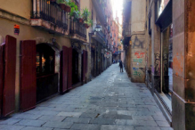 Alley in Barcelona