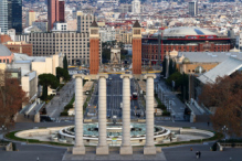 Les Quatre Columnes, Torres Venecianes, Arenas de Barcelona