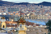 Barcelona view from Montjuïc