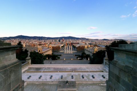 Barcelona view from Montjuïc – Barcelona, Spain