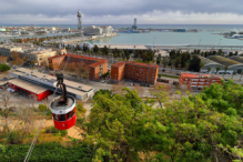 Port Vell Aerial Tramway car, Montjuïc hill