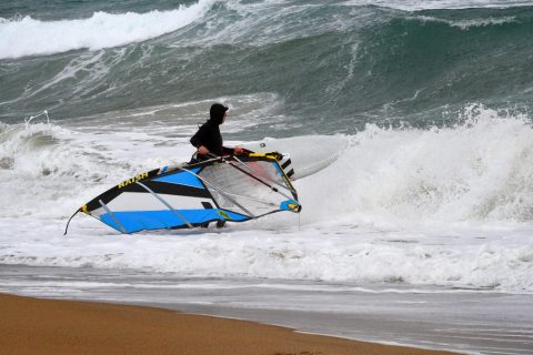 Windsurfer, Platja de Sant Sebastià – Barcelona, Spain
