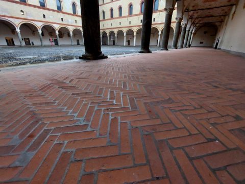 Castello Sforzesco - Cortile della Rocchetta – Milan, Italy