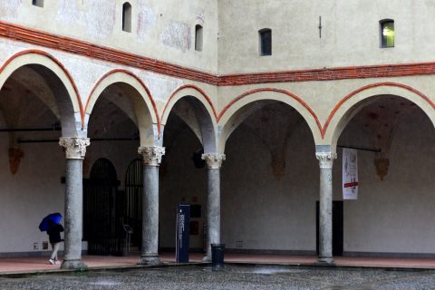 Castello Sforzesco - Cortile della Rocchetta – Milan, Italy