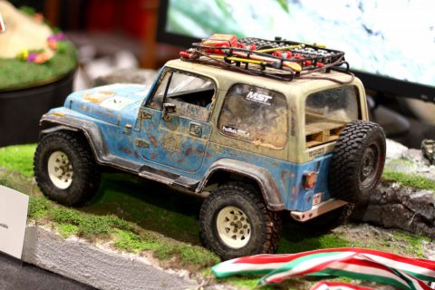 Jeep Wrangler model car / diecast car – Budapest, Hungary