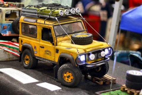 Land Rover Defender Camel Trophy model car / diecast car – Budapest, Hungary