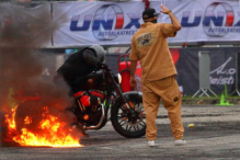 Motorcycle stunt show