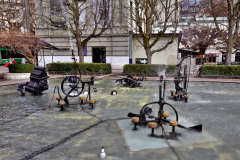 Tinguely-Brunnen – Basel, Switzerland