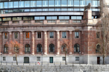 Riksdagshuset, from the west, Stockholm