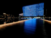 Harpa, Reykjavík at night