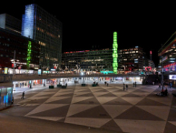 Sergels torg at night