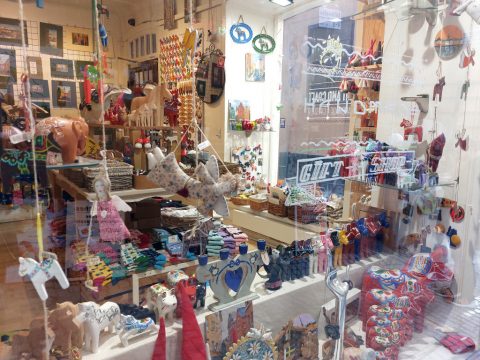 Art & craft gift shop, Gamla stan – Stockholm, Sweden
