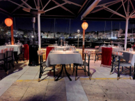 Restaurant at Piraeus yacht harbor
