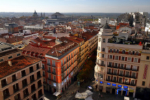Madrid landscape from El Corte Inglés-Callao viewpoint