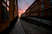 Sunset at Brännkyrkagatan