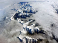 High Tatras from 36.000 ft (FL360) / 11 km