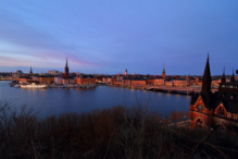 Stockholm skyine from Mariaberget