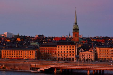 Gamla stan, Konstgjord strand, S:ta Gertrud, Tyska kyrkan – Stockholm, Sweden