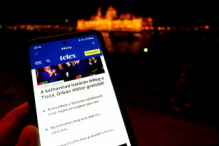 The result of the Hungarian election, with the Parliament in the background