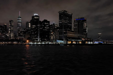 Downtown Manhattan by night