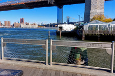  Fulton Ferry Landing with Walt Whitman poem (Crossing Brooklyn Ferry)