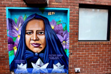 Mother Cabrini, Patron saint of immigrants, Mulberry Street